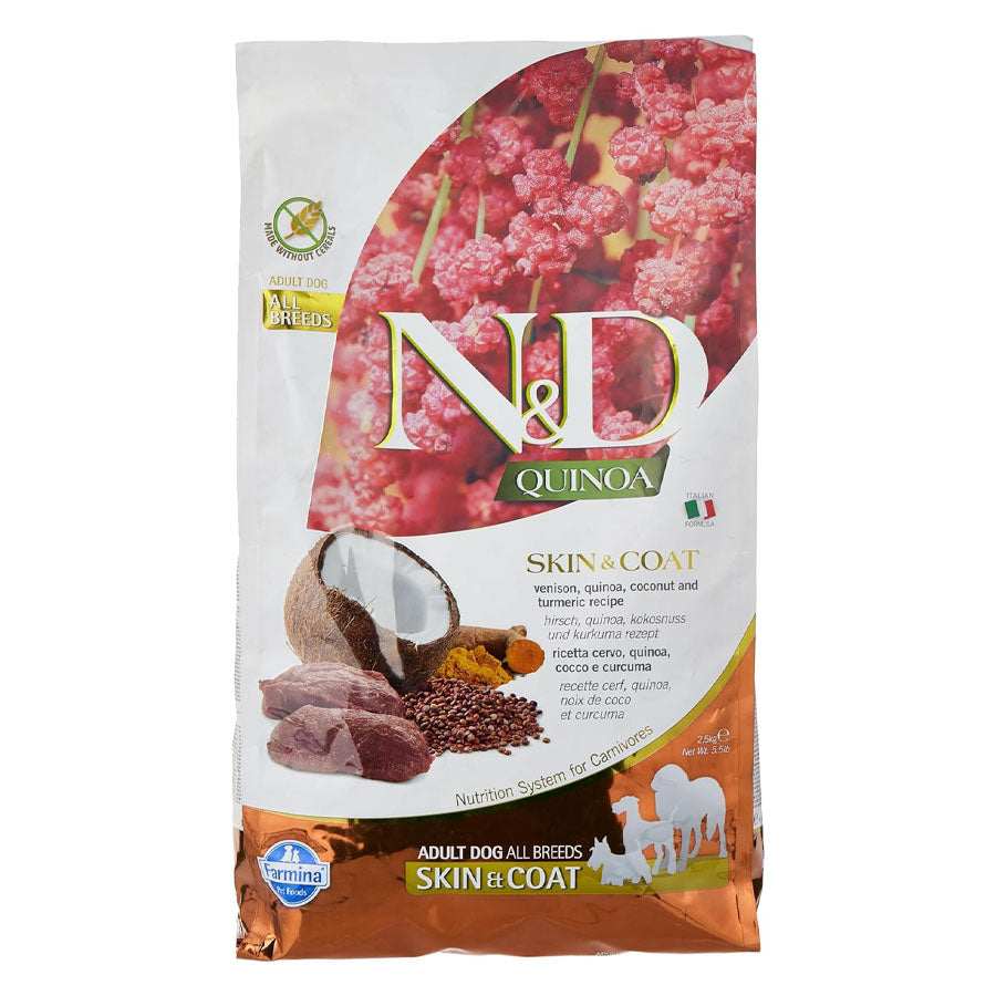 Farmina N&D Quinoa Skin & Coat Venison