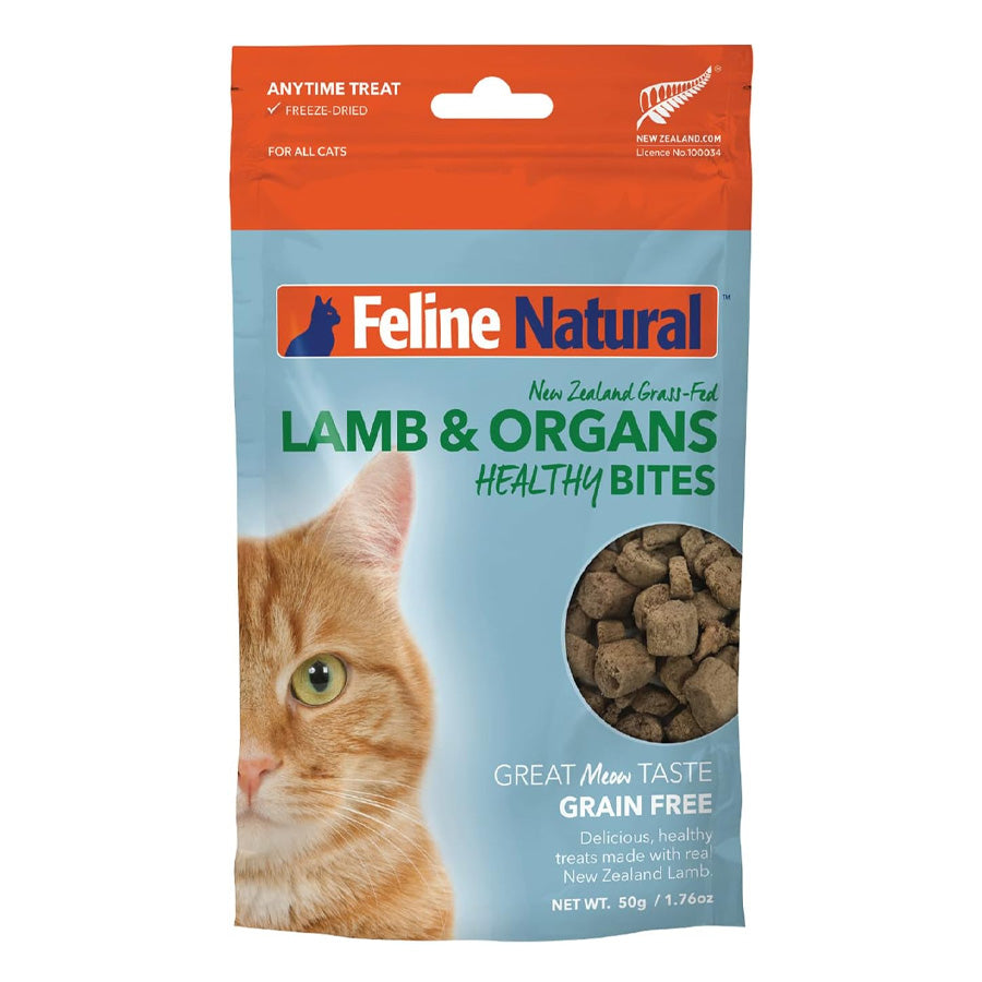 Feline Natural Freeze-Dried Healthy Lamb Bites, 1.76oz