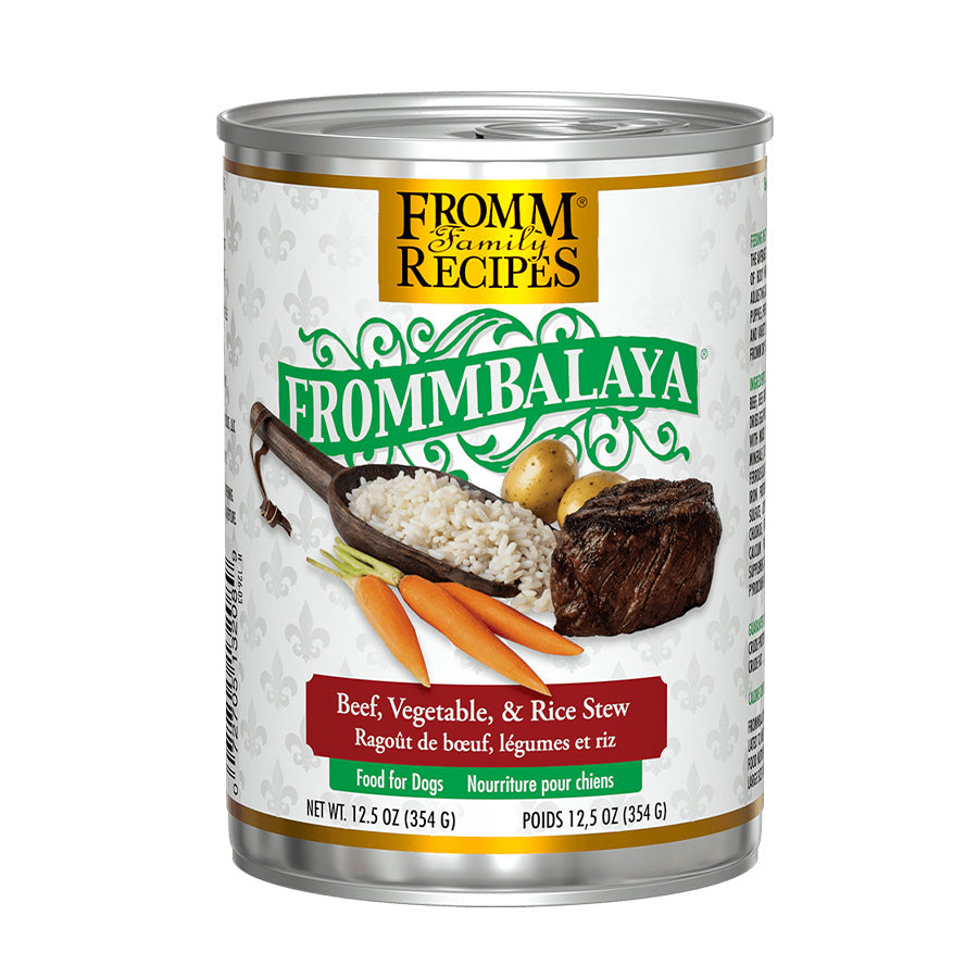 Fromm Frommbalaya Beef & Rice Dog Cans, 12.5oz