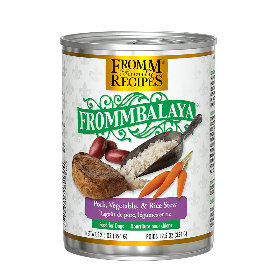 Fromm Frommbalaya Pork & Rice Dog Cans, 12.5oz