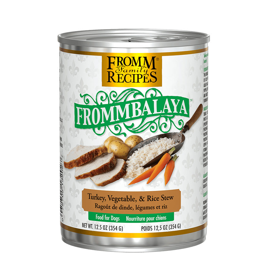 Fromm Frommbalaya Turkey & Rice Dog Cans, 12.5oz