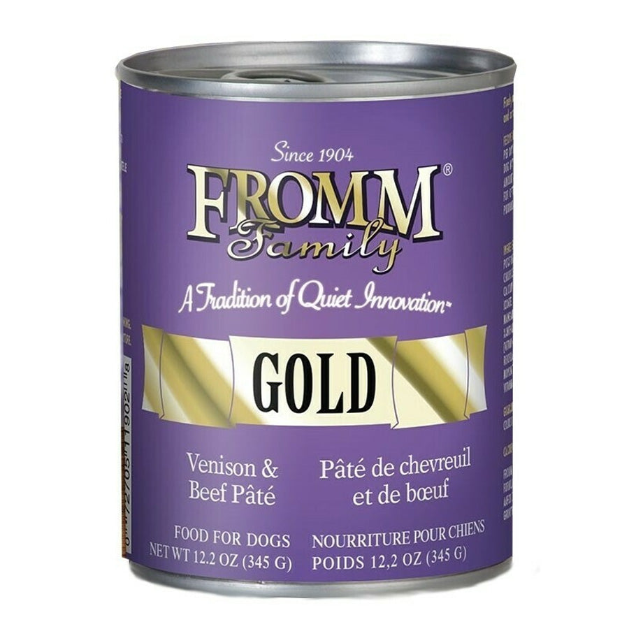 Fromm Gold Dog Cans Venison & Beef, 12.2oz