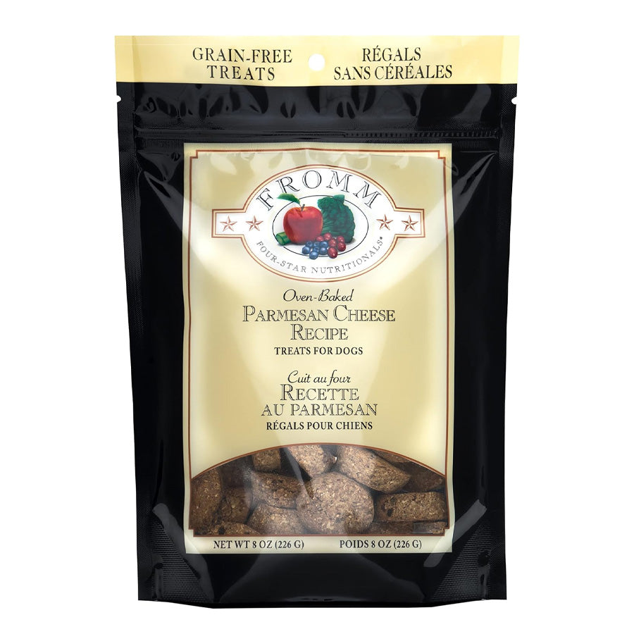 Fromm Oven-Baked Parmesan Cheese Recipe Treats For Dogs, 8oz