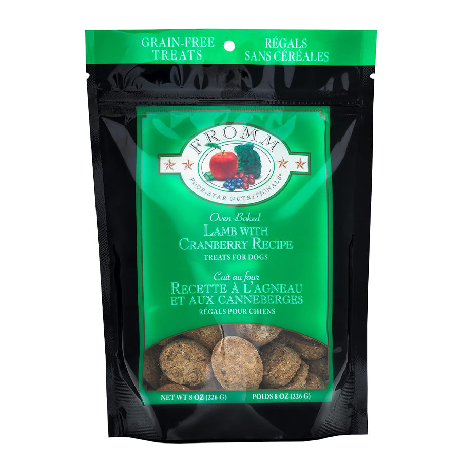 Fromm Oven Broasted Lamb With Cranberry Recipe Treats For Dogs, 8oz