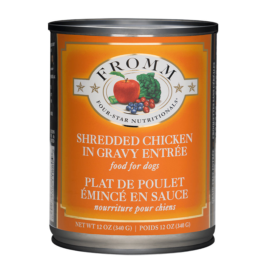 Fromm Shredded Chicken Can, 12oz
