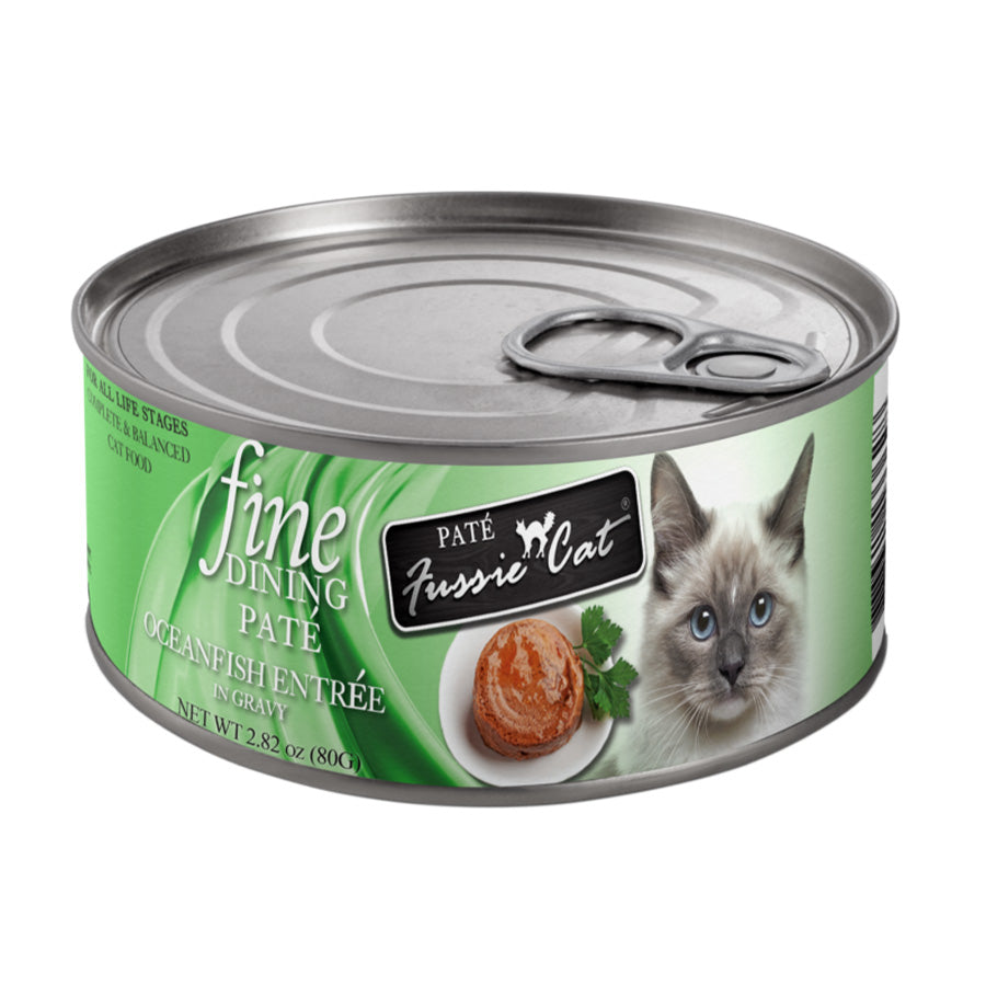 Fussie Cat Fine Dining Pate Ocean Fish Entrée, 2.82oz