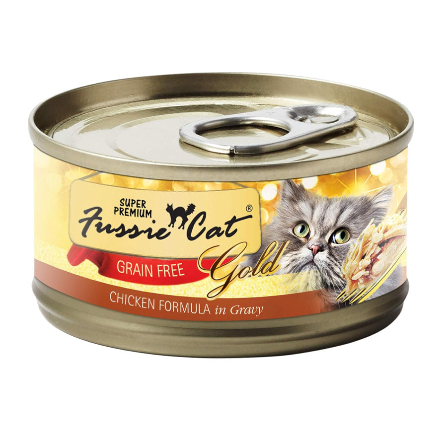 Fussie Cat Gold Chicken Formula in Gravy, 2.82oz