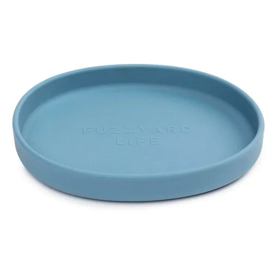 FuzzYard Life Silicone Cat Dish, French Blue