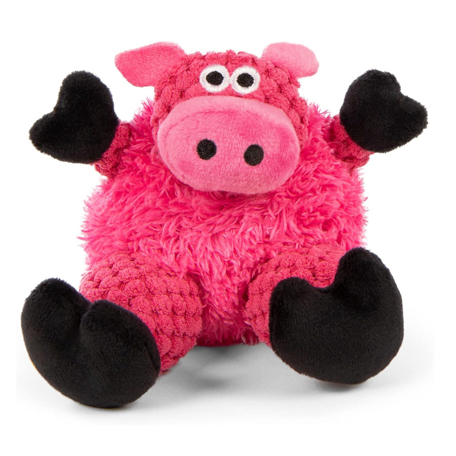 GoDog Just For Me Checkers Sitting Pig w/Chew Guard