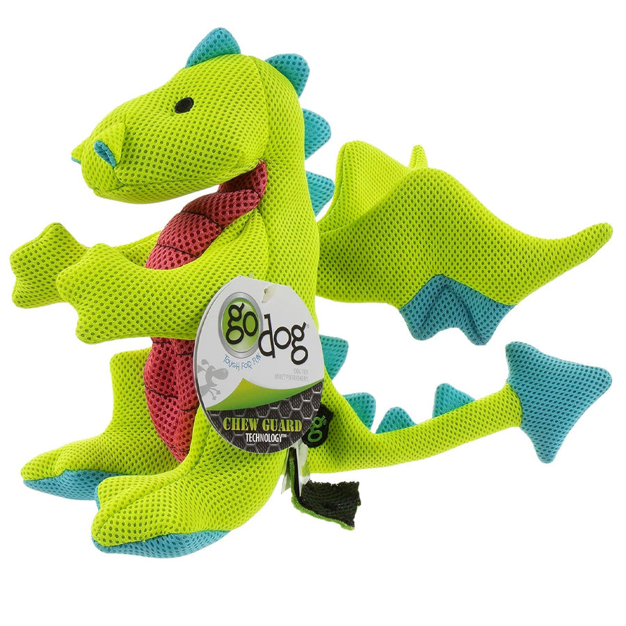 GoDog Dragons Double CG Green Dog Toy