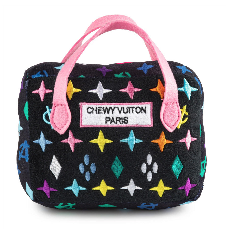 Haute Diggity Dog Black Monogram Chewy Vuiton Bag