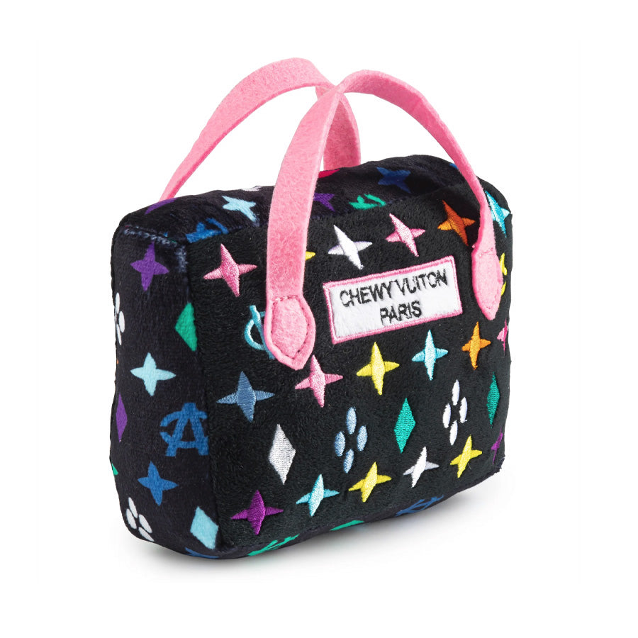 Haute Diggity Dog Black Monogram Chewy Vuiton Bag