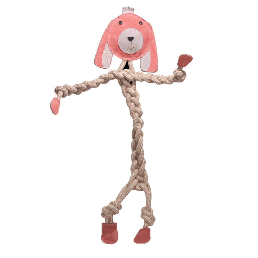 Huggle Hound Bunny Knot Rope Dog Toy