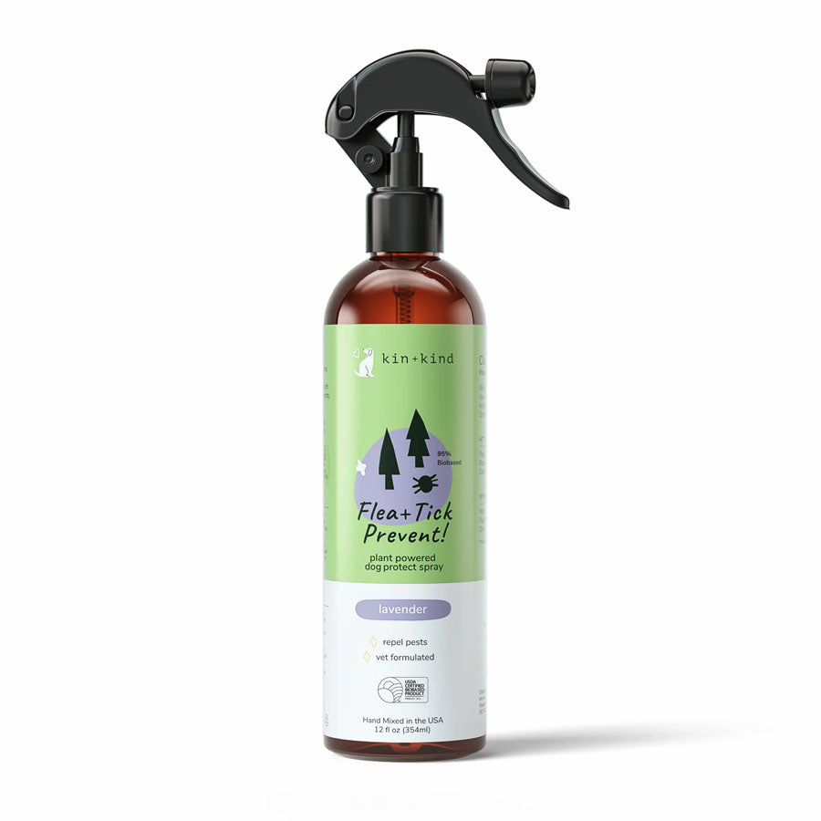 Kin Kind Lavender Flea&Tick Spray, 12oz