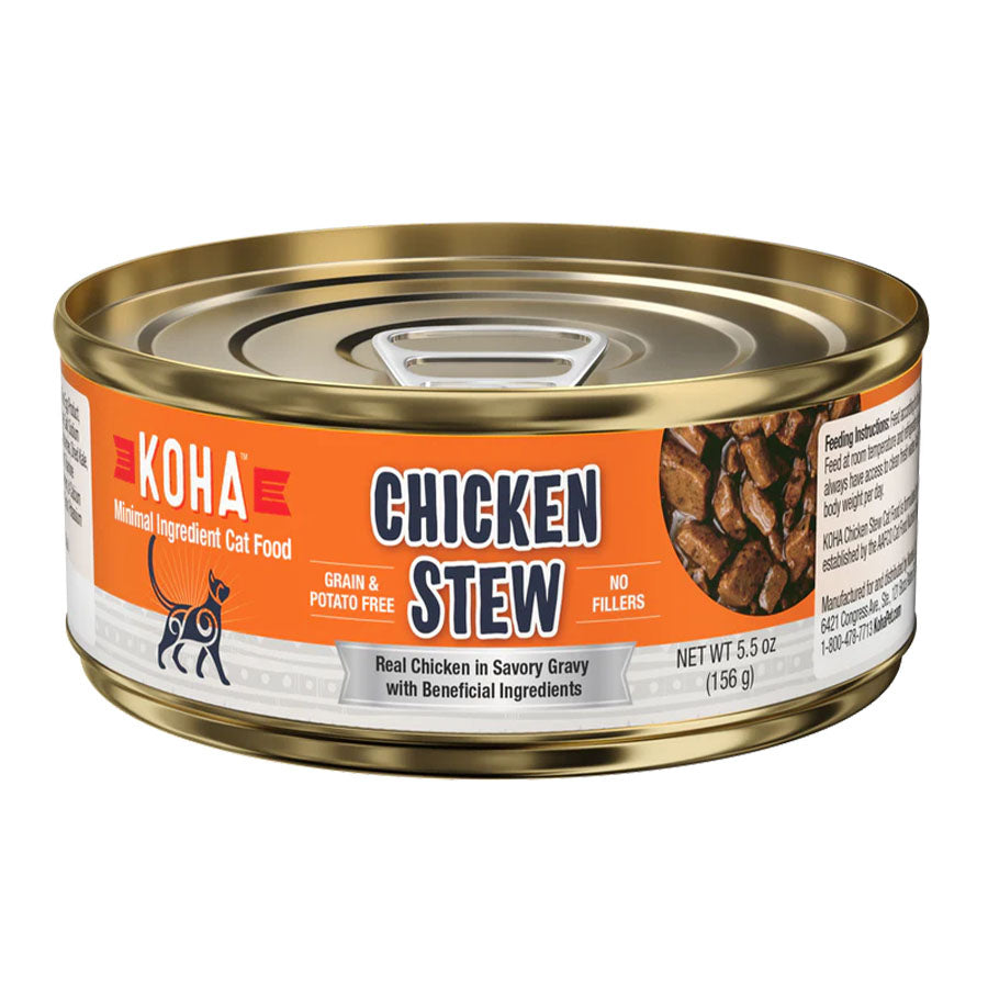 Koha Chicken Stew Canned Cat Food, 5.5oz