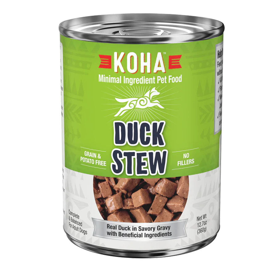 Koha Duck Stew Canned Dog Food, 12.7oz