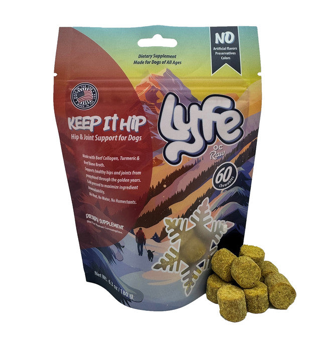 OC Raw Lyfe Cold Pressed Keep it Hip Chews, 6.3oz