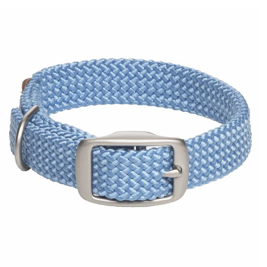 Mendota Pet Lime Double Braid Collar, 21"