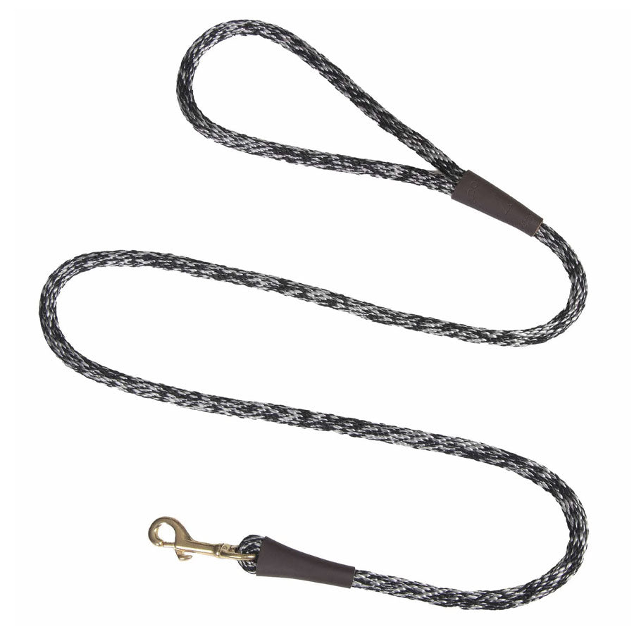Mendota Pet Salt & Pepper Snap Leash, 4'