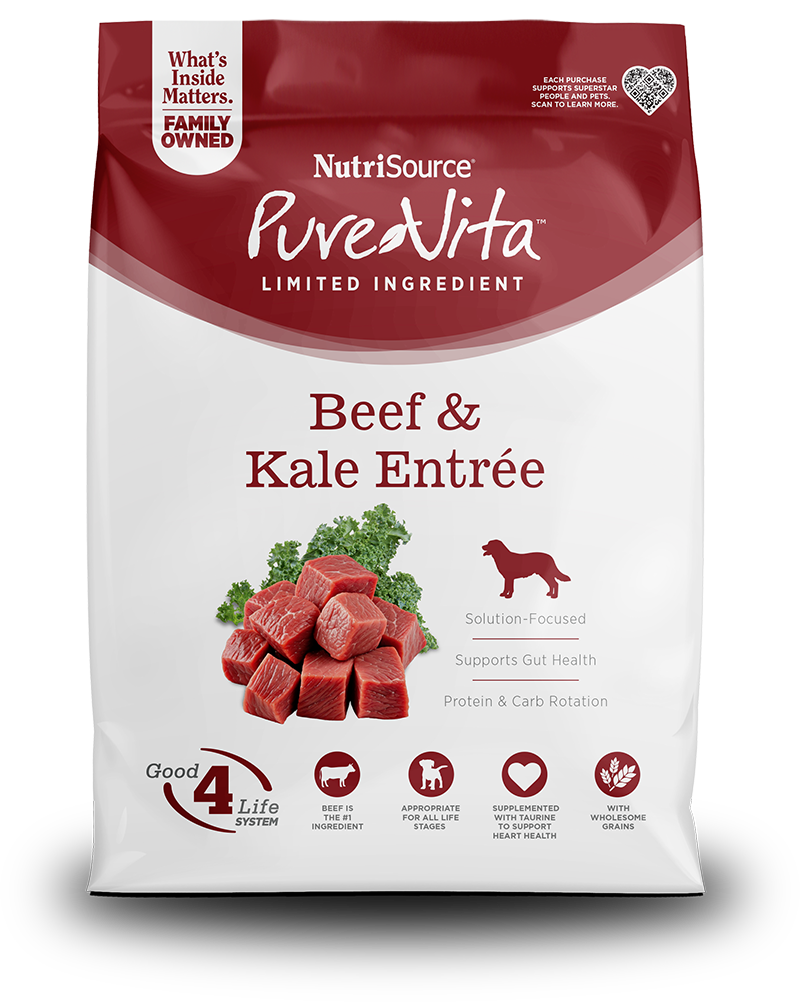 Pure Vita Beef & Kale, 12lbs