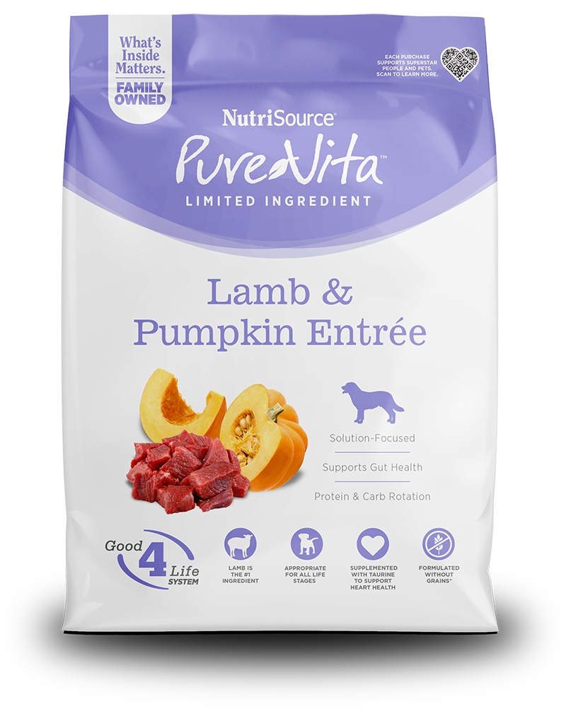 Pure Vita GF Lamb & Pumpkin, 12lbs