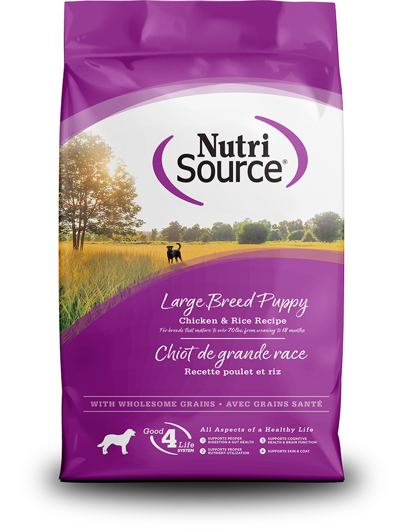 Nutrisource Chicken & Rice Puppy Large Breed 26lbs