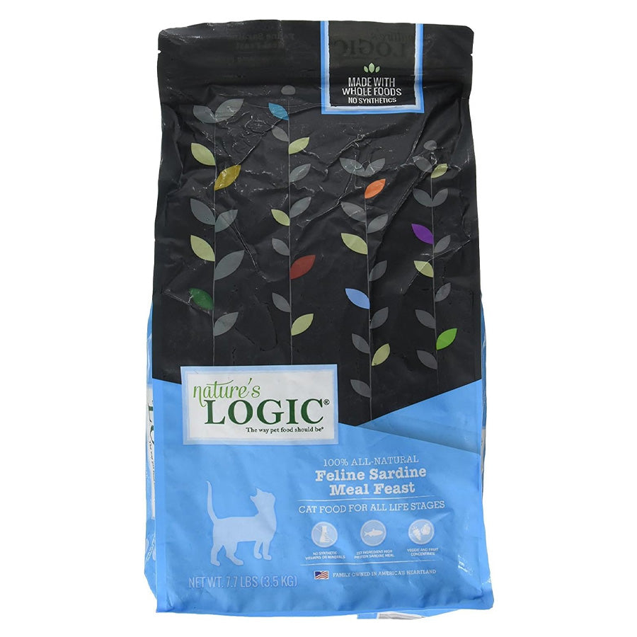 Nature's Logic Feline Sardine Meal Feast Dry Cat Food, 7.7lb