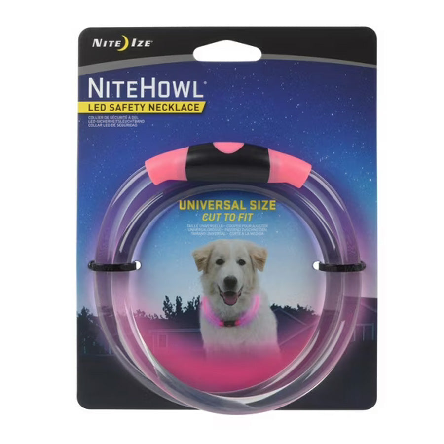 Nite Ize NiteHowl LED Safety Necklace - Tie Dye Pink