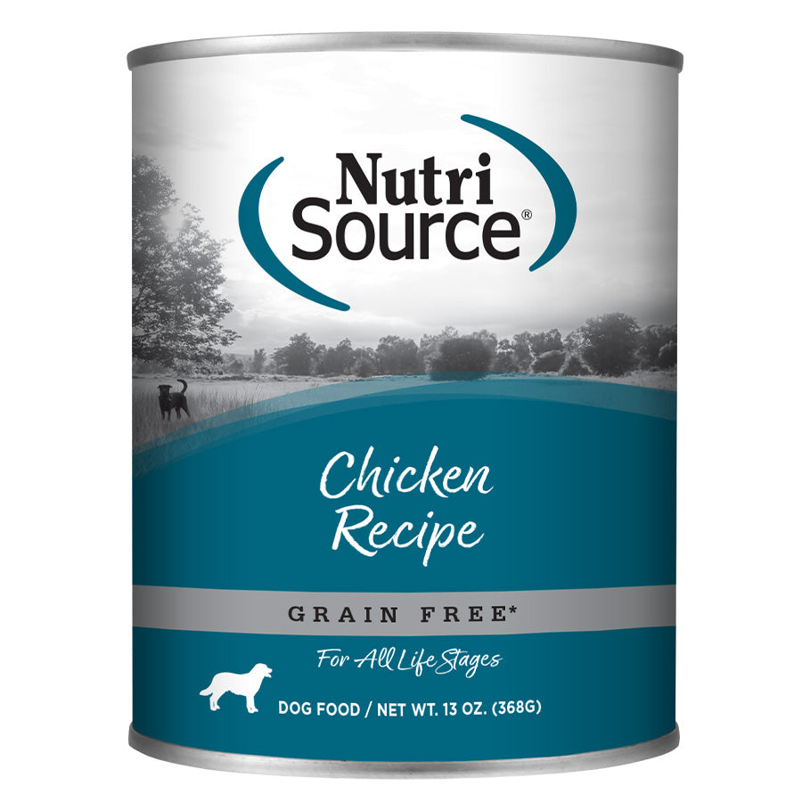 Nutrisource Chicken Formula Canned GF Dog Food, 13oz