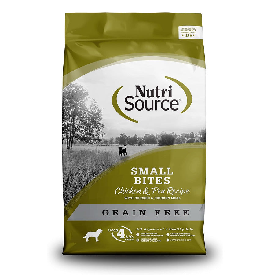 Nutrisource GF Small Bites Chicken Dog Food, 4lbs