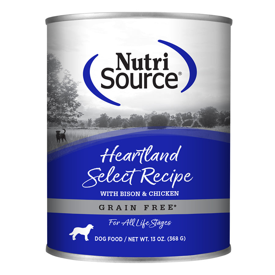 Nutrisource Heartland Select Canned Dog Food, 13oz