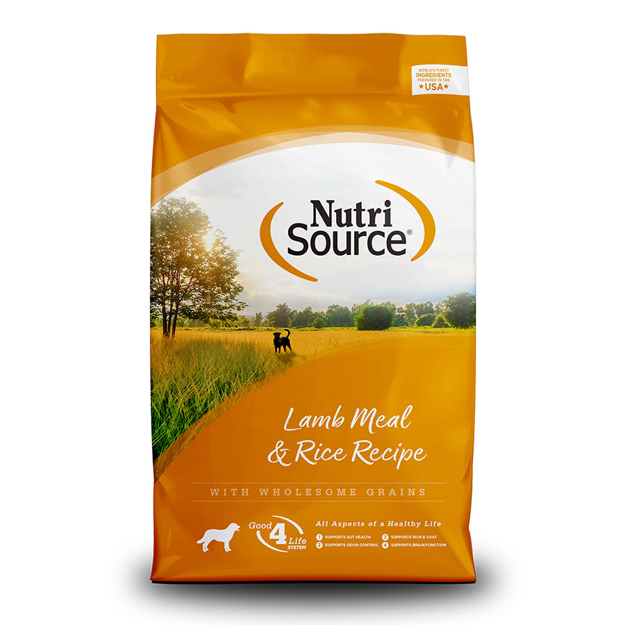 Nutrisource Large Breed Adult Beef & Rice Dog Food, 26lbs