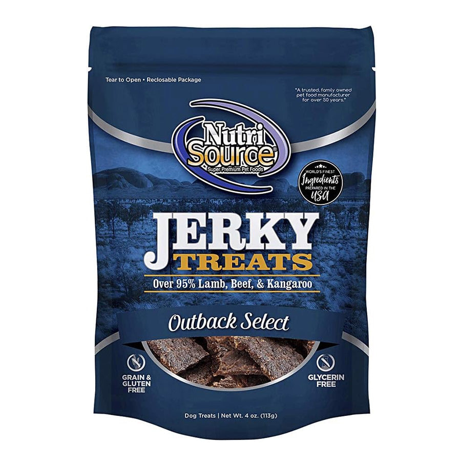 Nutrisource Outback Select Jerky Treats, 4oz