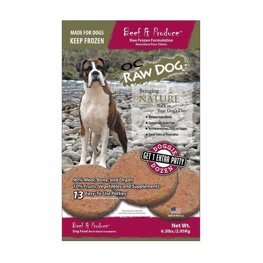 OC Raw Beef Patties, 6lbs