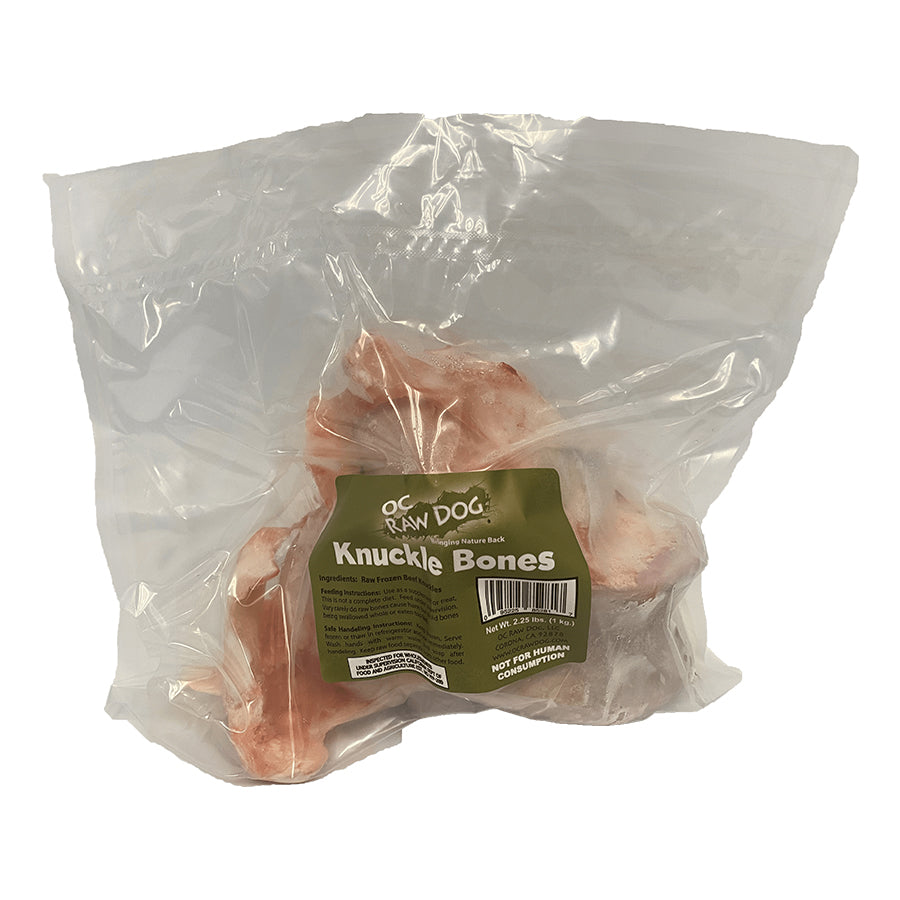 OC Raw Frozen Beef Bones, 2.25lbs