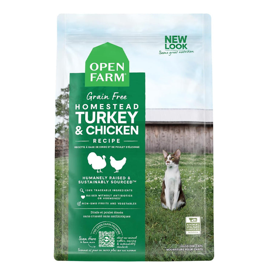 Open Farm Cat GF Homestead Turkey & Chicken