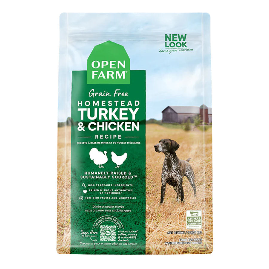 Open Farm Dog GF Homestead Turkey & Chicken