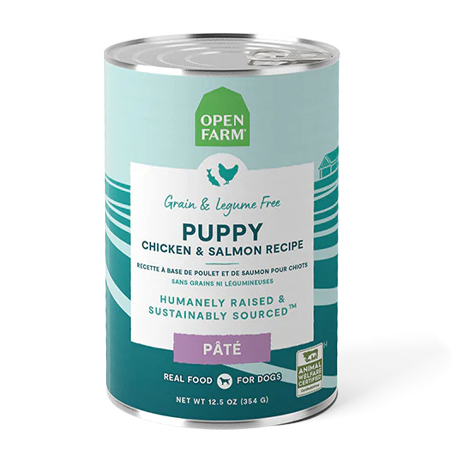 Open Farm Puppy Chicken & Salmon Pate, 12.5oz