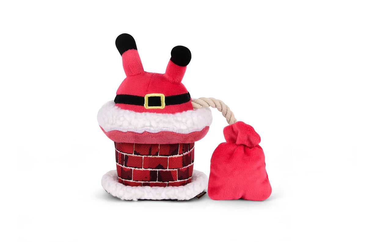 P.L.A.Y. Home for the Holidays Clumsy Claus Dog Toy