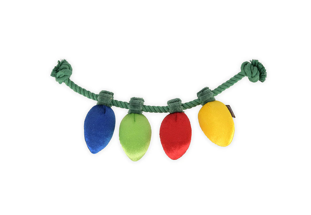 P.L.A.Y. Home for the Holidays Twinkly Tugger Dog Toy