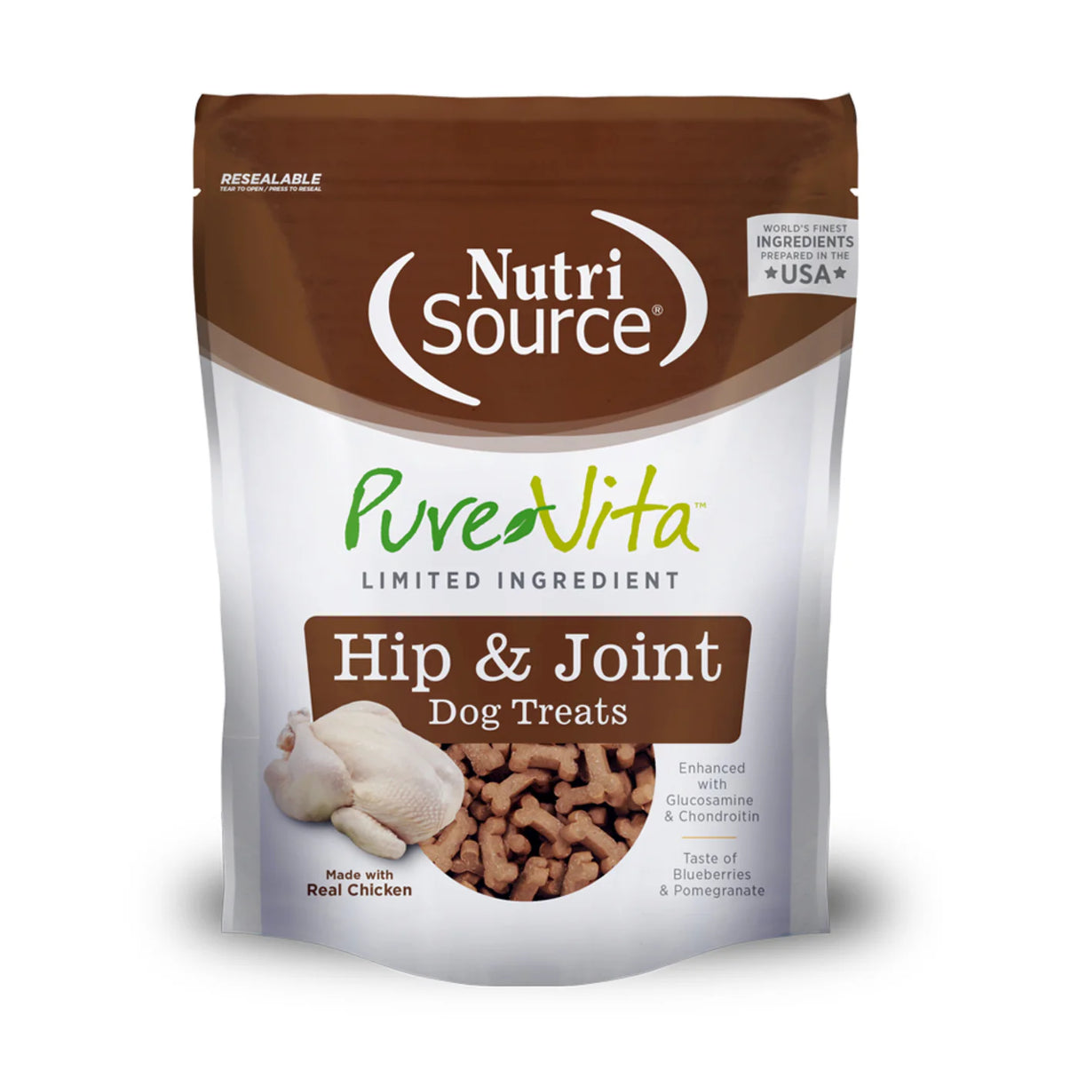 Pure Vita Hip & Joint Dog Treats, 6oz