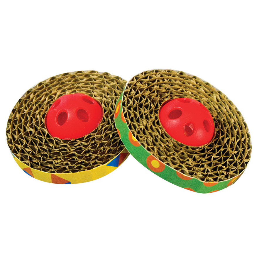 Petstages Spin & Scratch Cat Toys - 2 Pack