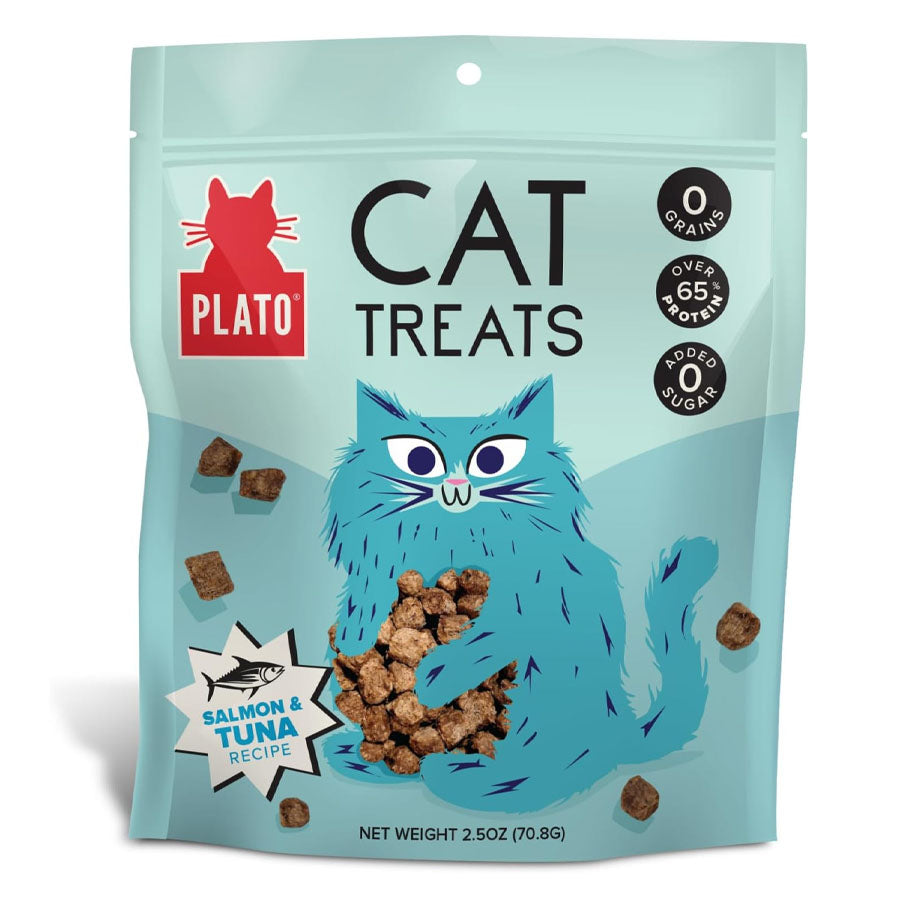 Plato Cat GF Air Dried Treat Tuna & Salmon, 2.5oz