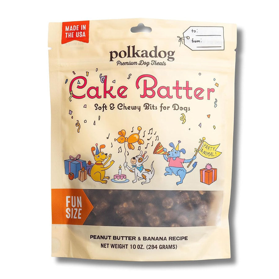 Polkadog Cake Batter Peanut Butter and Banana,10 oz