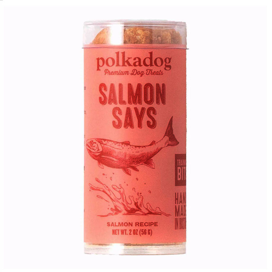 Polkadog Salmon Says Training Tube Treats 2oz