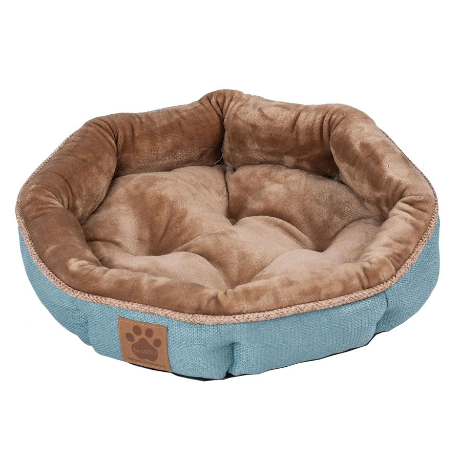 Precision Snoozy Rustic Round 17"x4.5" Pet Bed,