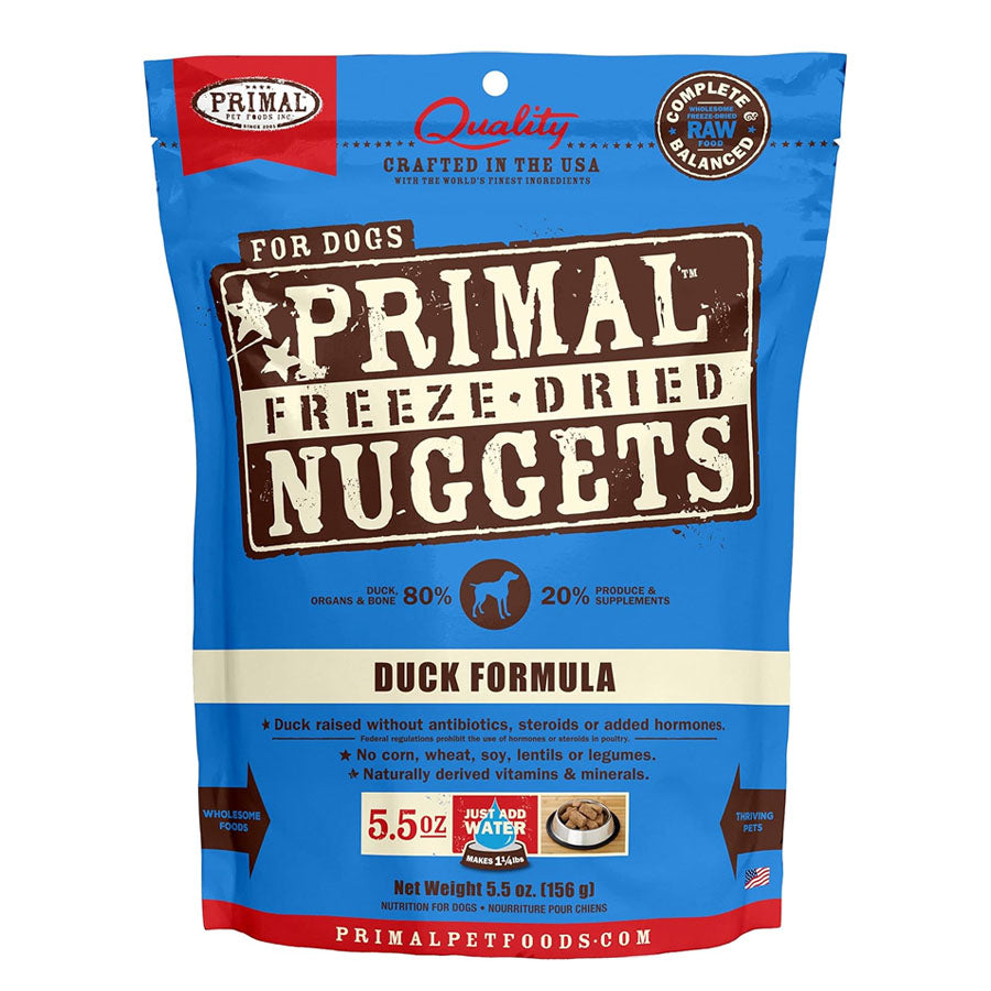 Primal Freeze-Dried Duck Nuggets, 5.5oz