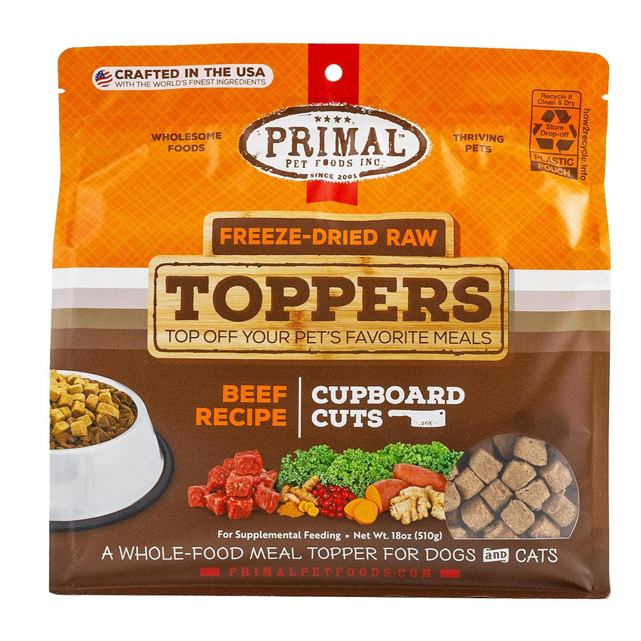 Primal Freeze Dried Cupboard Cuts Topper Beef, 18oz