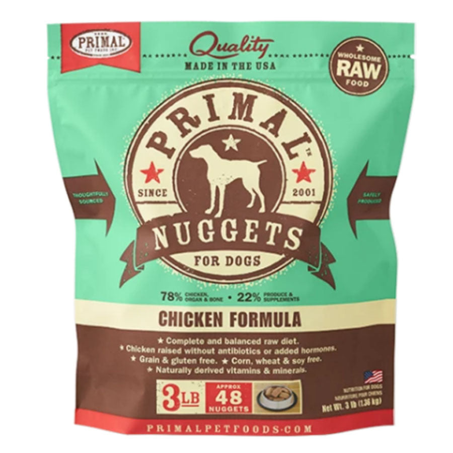 Primal Frozen Chicken Nuggets, 3lbs