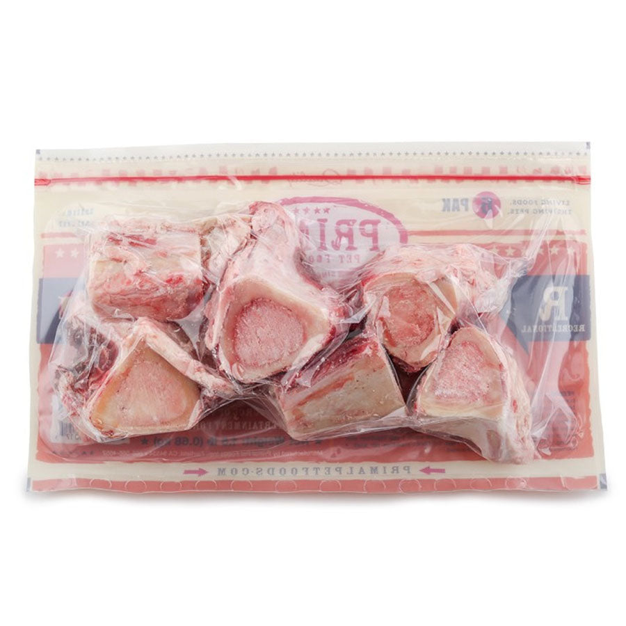 Primal Raw Beef Marrow Bones 2", 6pk